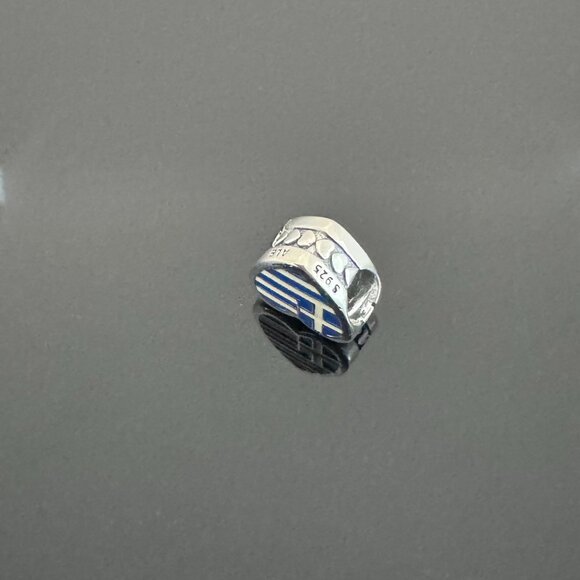 Pandora Greece Flag Heart Charm - Picture 6 of 8